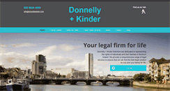 Desktop Screenshot of donnellykinder.com